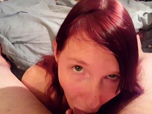 Redheaded wife creampied by a darksome stud